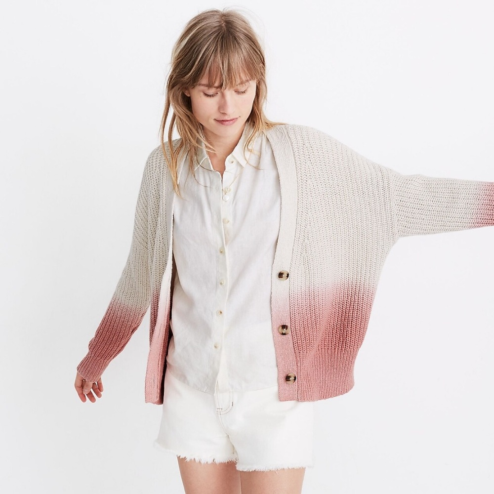 Madewell ombre cardigan